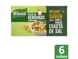 3 unidades Caldo de verdura x6 knorr