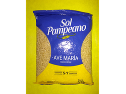 15 unidades Sopa Ave maria PACK Fideos Sol pampeano