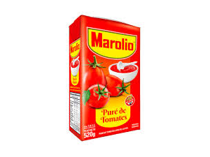 3 unidades Pure tomate Marolio 520gr