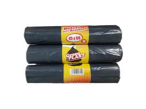 3 unidades Bolsas negras 60x90x10
