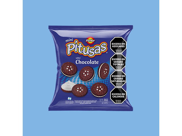 5 unidades Pitusas chocolate