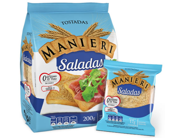 3 unidades Tostadas salada