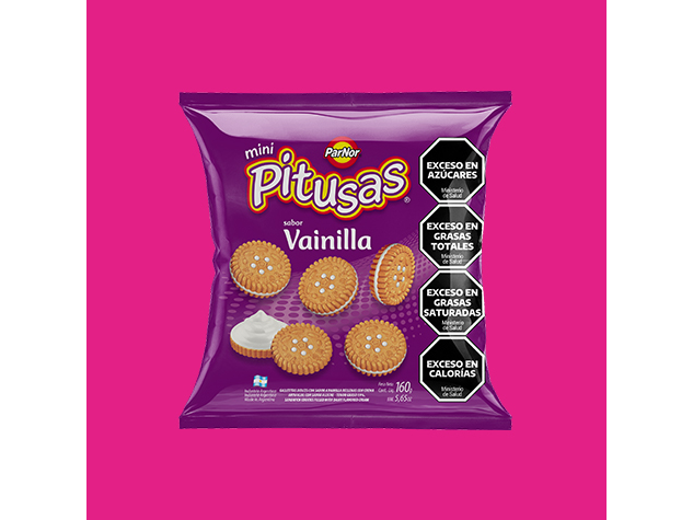 3 unidades Pitusas vainilla