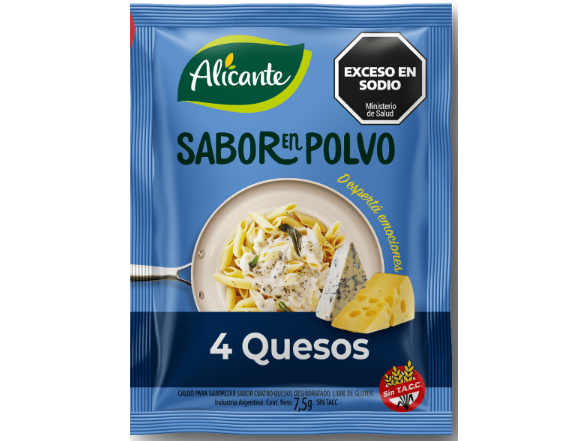 5 Unidades Caldo Saborizados 4 Quesos