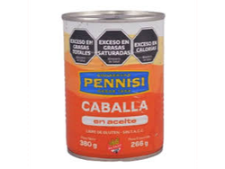 5 unidades de caballa pennissi en aceite