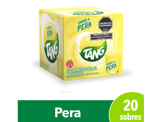 3 unidades Jugos Tang Pera