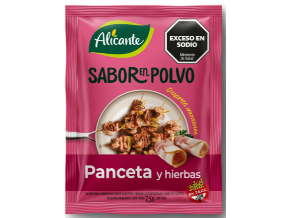 3 Unidades Caldo Saborizados Panceta y Hierbas