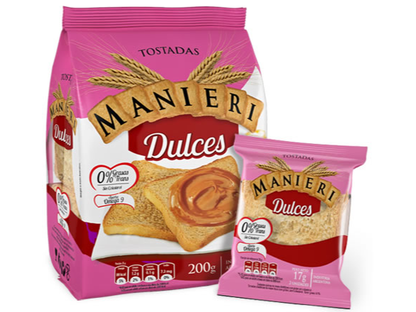 3 unidades Tostadas dulce