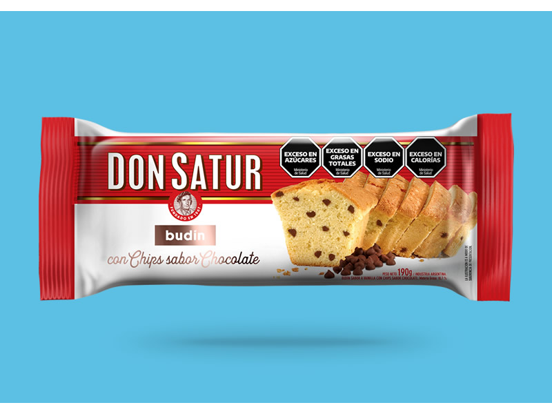 3 unidades Budin Don satur CHIP