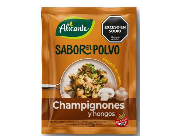 5 Unidades Caldo Saborizados Champignones y Hongos