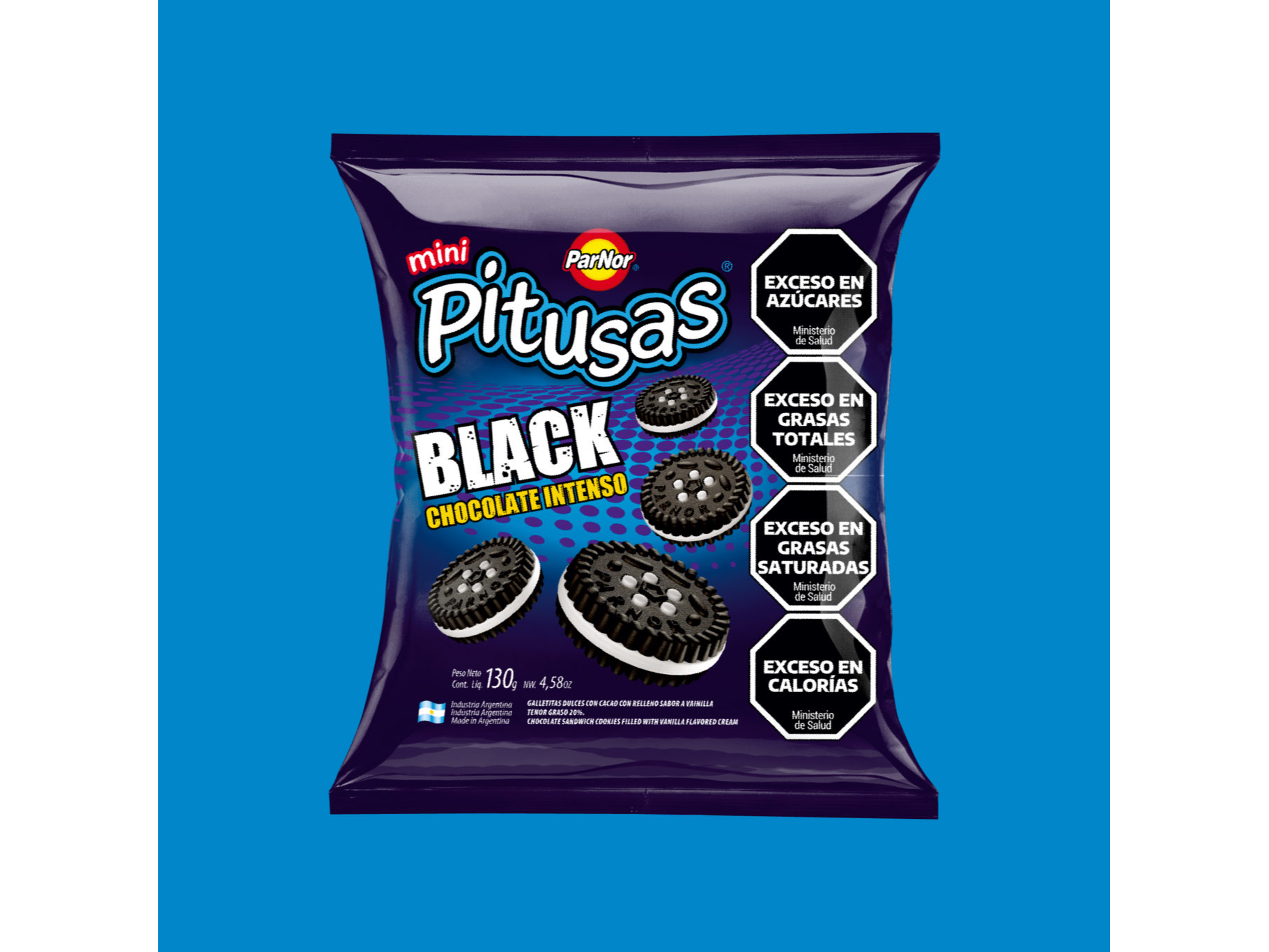 3 unidades Pitusas black