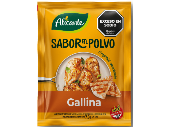 3 Unidades Caldo Saborizados Gallina