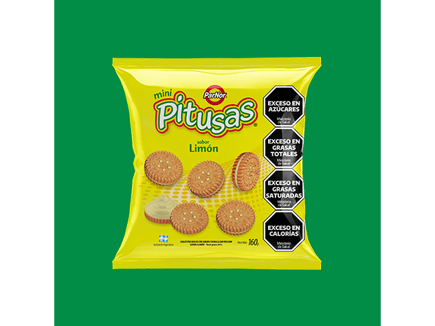 3 unidades Pitusas limon