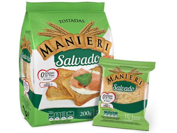 3 unidades Tostadas salvado