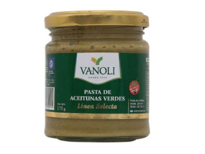 PASTA DE ACEITUNAS VERDES