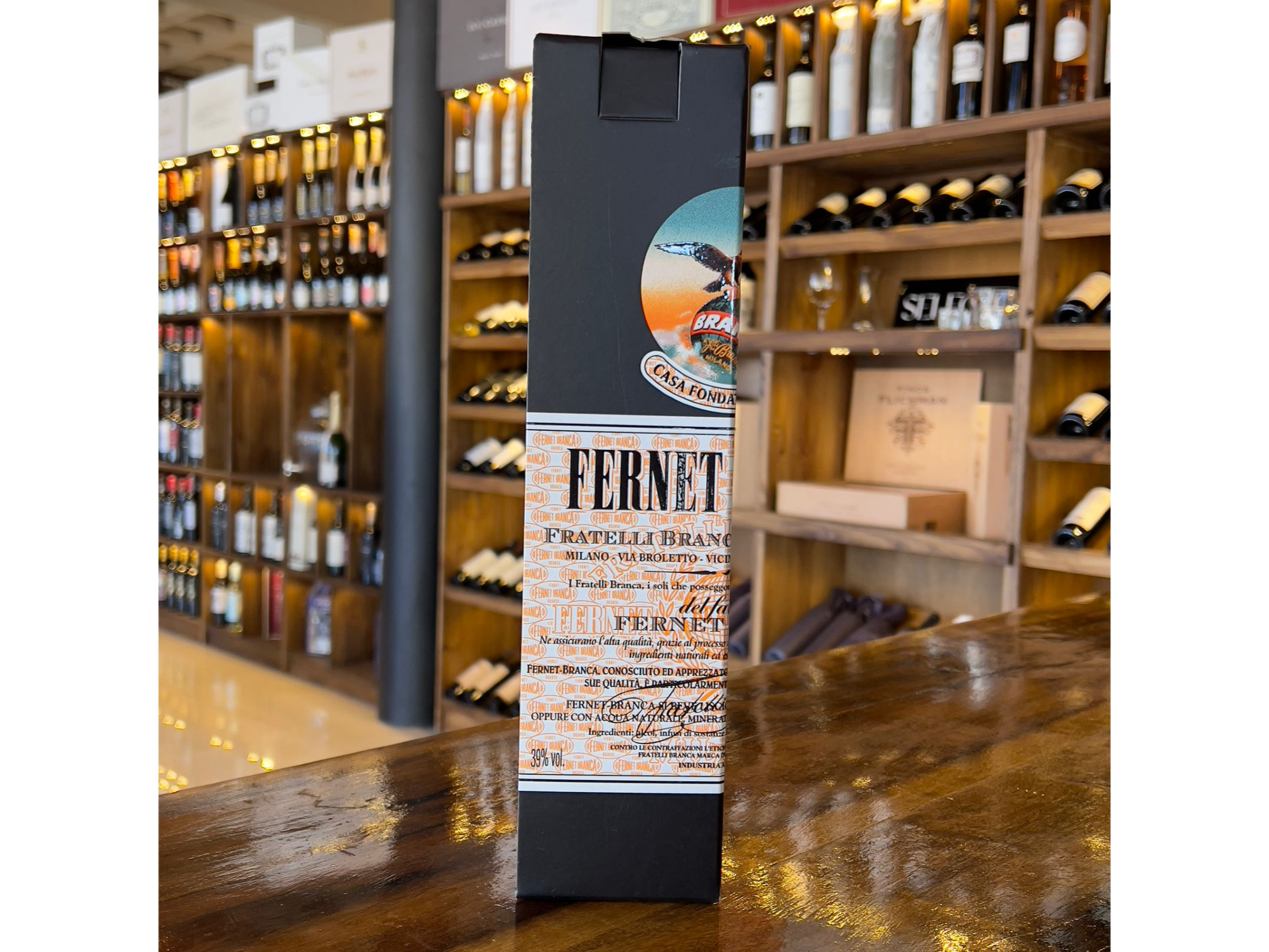 FERNET BRANCA CON ESTUCHE 750 cc