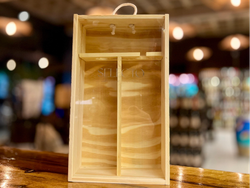 ESTUCHE DOBLE CON VIDRIO Y SEPARADOR