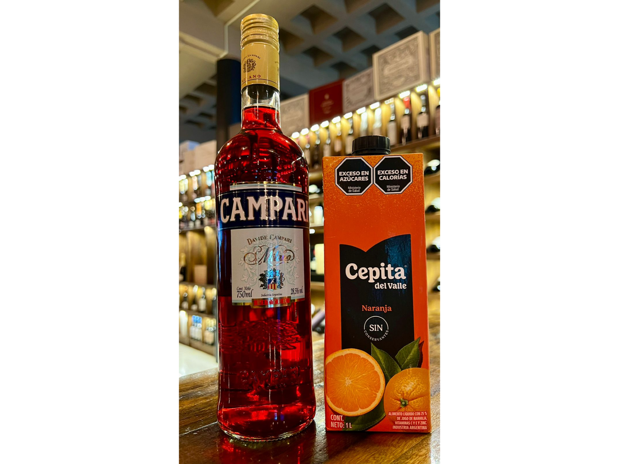 CAMPARI + CEPITA DE MULTIFRUTA