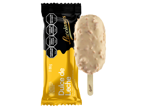 DULCE DE LECHE CON COBERTURA DE CHOCOLATE BLANCO Y CROCANTE