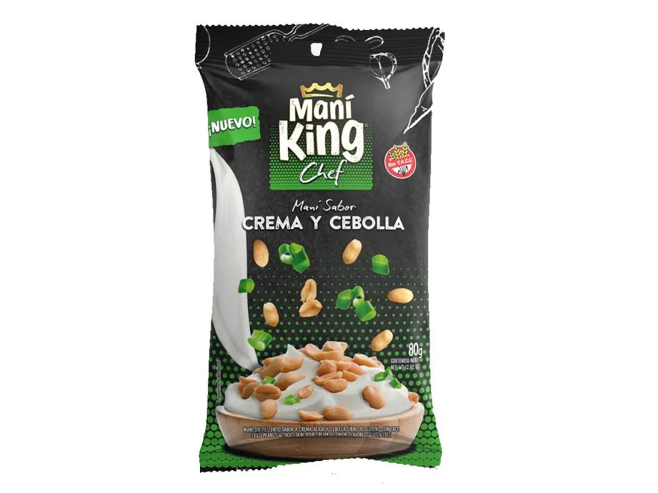 MANI  KING CHEFF CREMA Y CEBOLLA  X 80gr