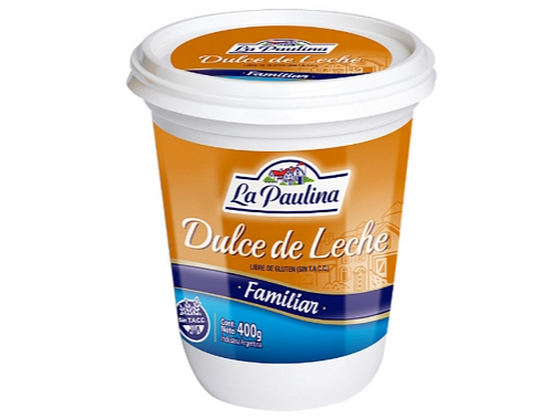 DULCE DE LECHE FAMILIAR LA PAULINA 400GR