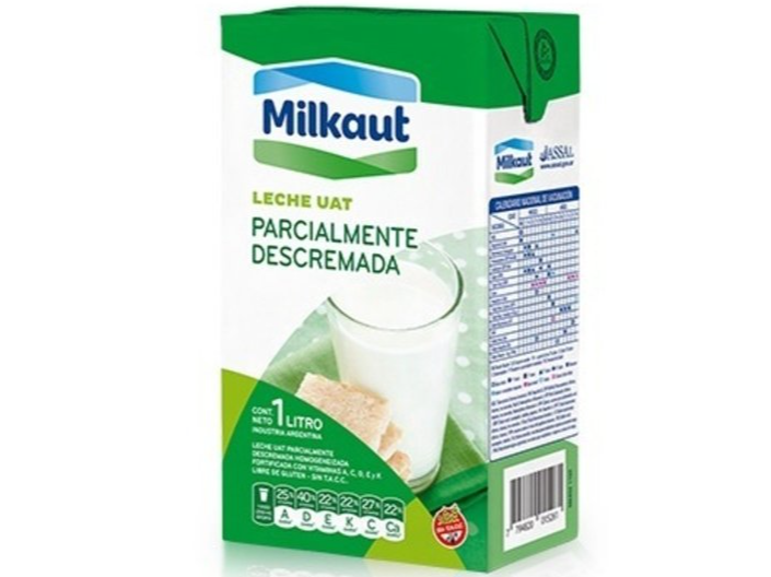 LECHE DESREMADA MILKAUT 1L