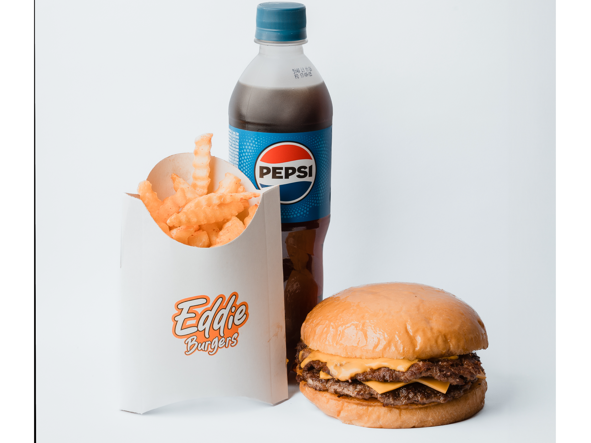 COMBO HAMBURGUESA DOBLE CON PAPAS Y BEBIDA
