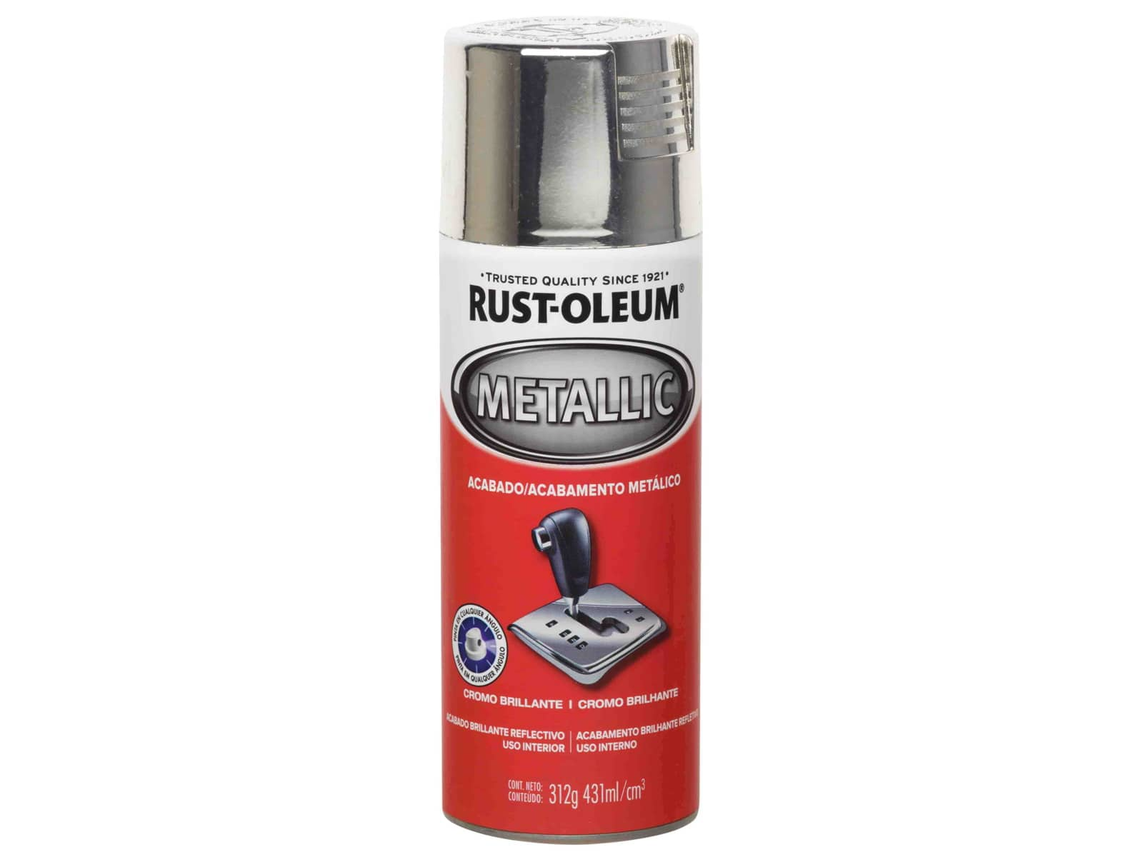 Aerosol RUST OLEUM – Auto metálico Cromo Brillante 345G