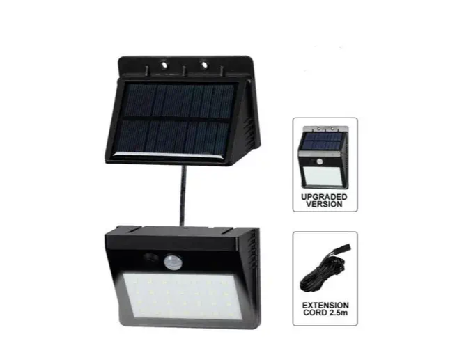 Foco Led Solar Con Sensor Desmontable 5w 6400k Sol_320