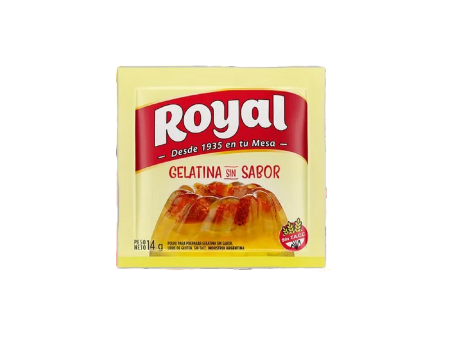 GELATINA ROYAL SIN SABOR