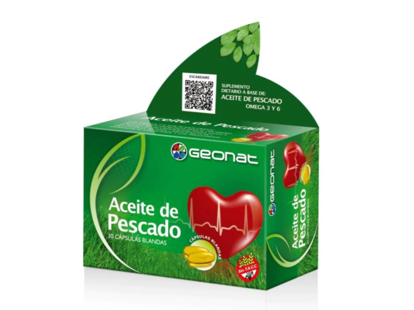 ACEITE DE PESCADO x 60 caps GEONAT