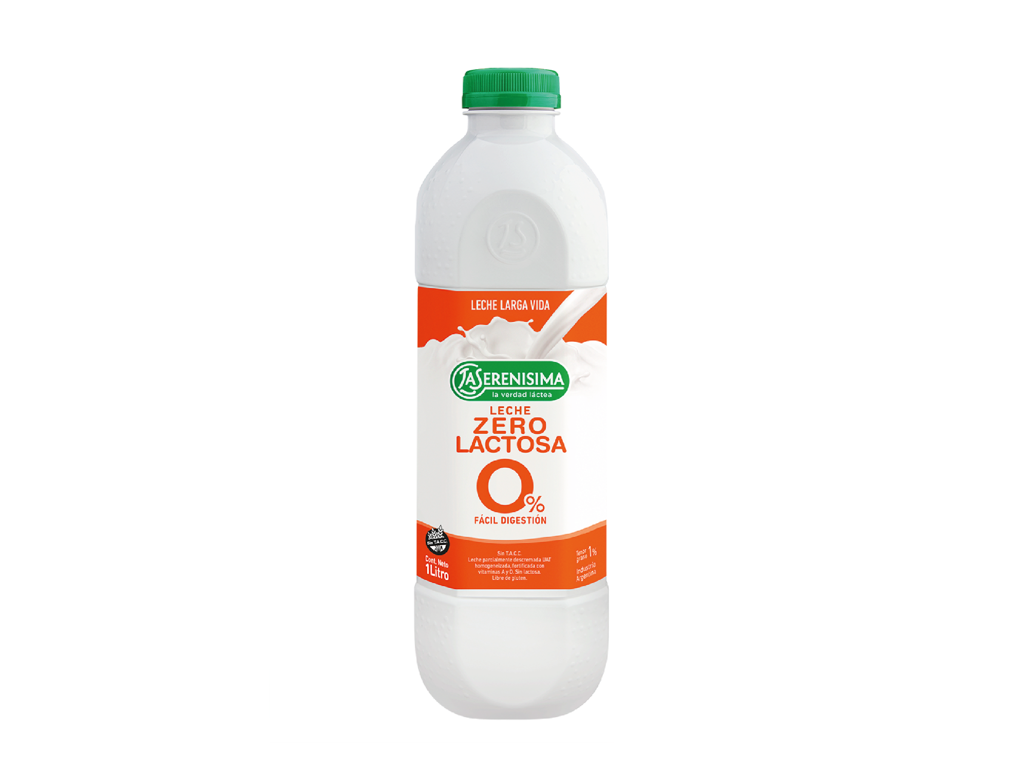 LECHE ZERO LACTOSA LARGA VIDA LA SERENISIMA x 1 LT