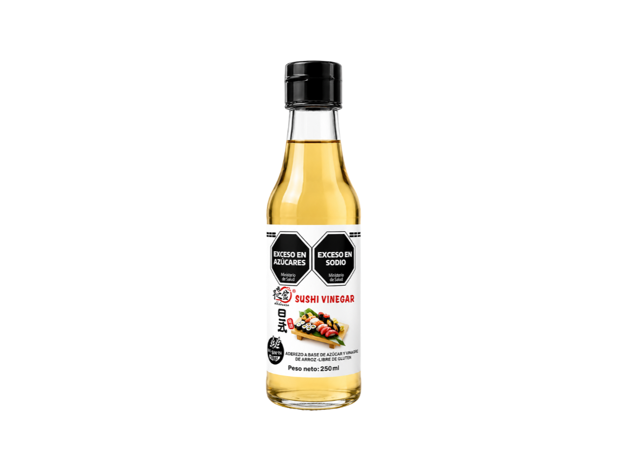 VINAGRE DE ARROZ  PARA SHUSH x 250 ML