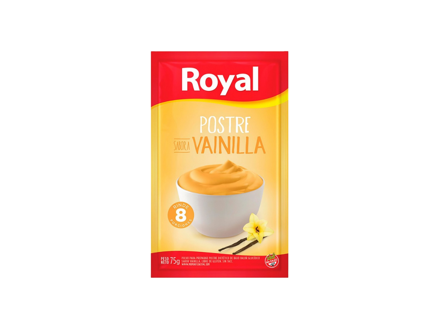 POSTRE LIGHT ROYAL SABOR VAINILLA