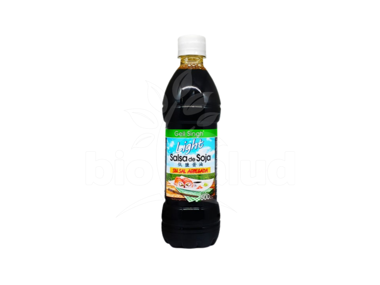SALSA DE SOJA LIGHT SIN SAL AGREGADA GELL SINGH x 500 cc