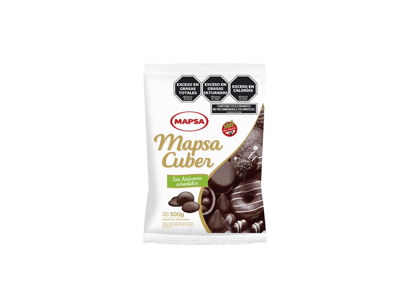CHOCOLATE COBERTURA MAPSA SIN AZUCARES AÑADIDOS