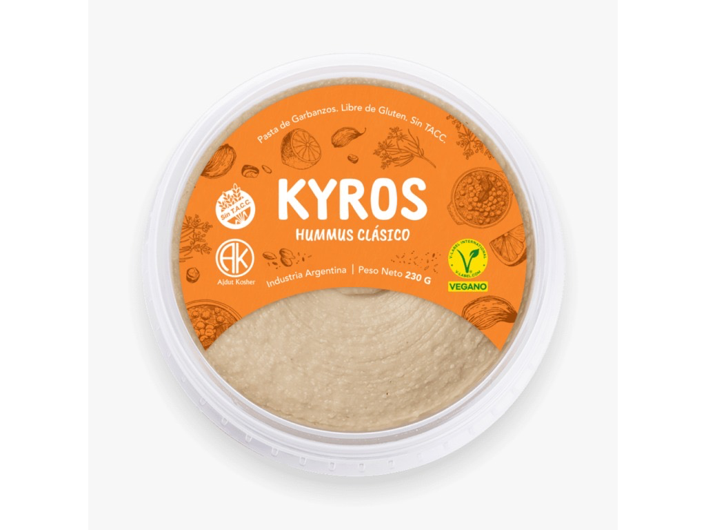 HUMMUS CLASICO KYROS x 230 GR