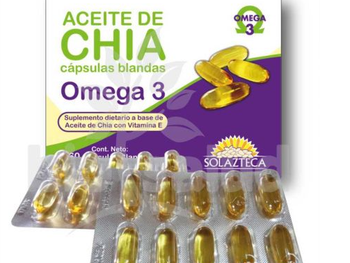 ACEITE DE CHIA CAPSULAS SOLAZTECA
