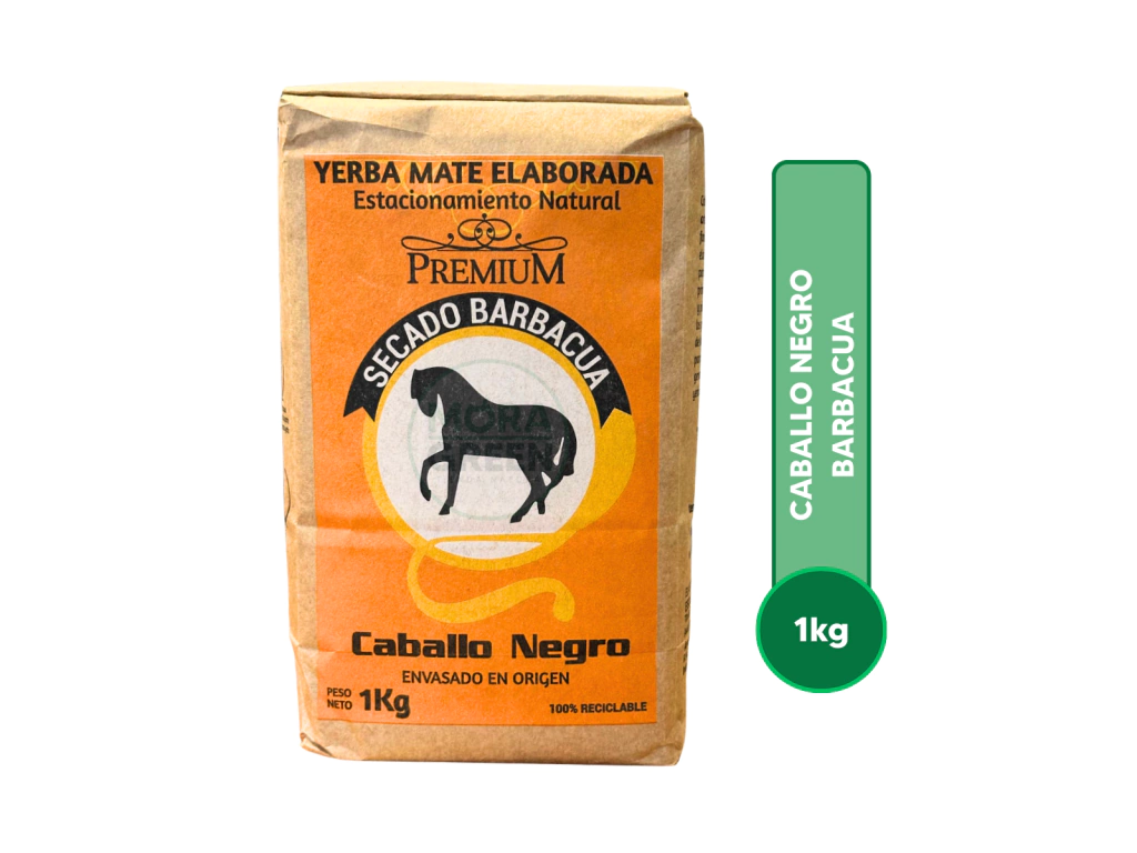 YERBA CABALLO NEGRO BARBACUA x 1 KG