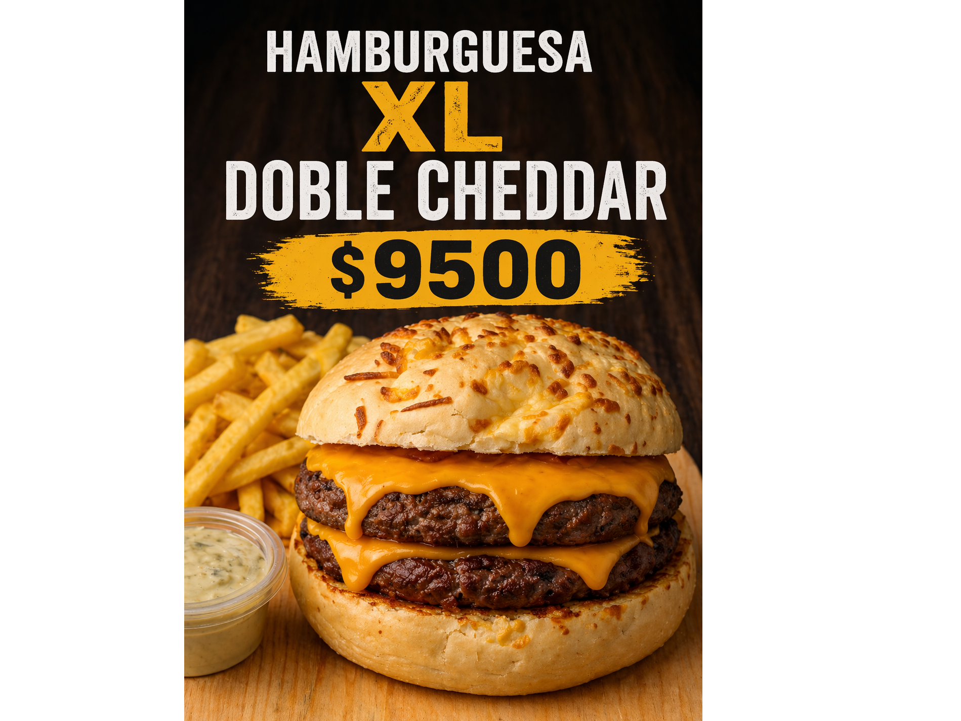 Doble Cheddar xl
