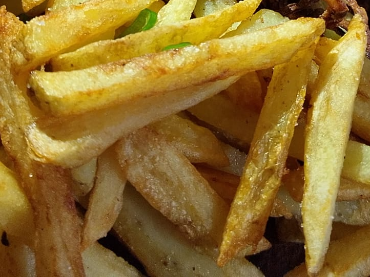 Papas fritas muy grandes