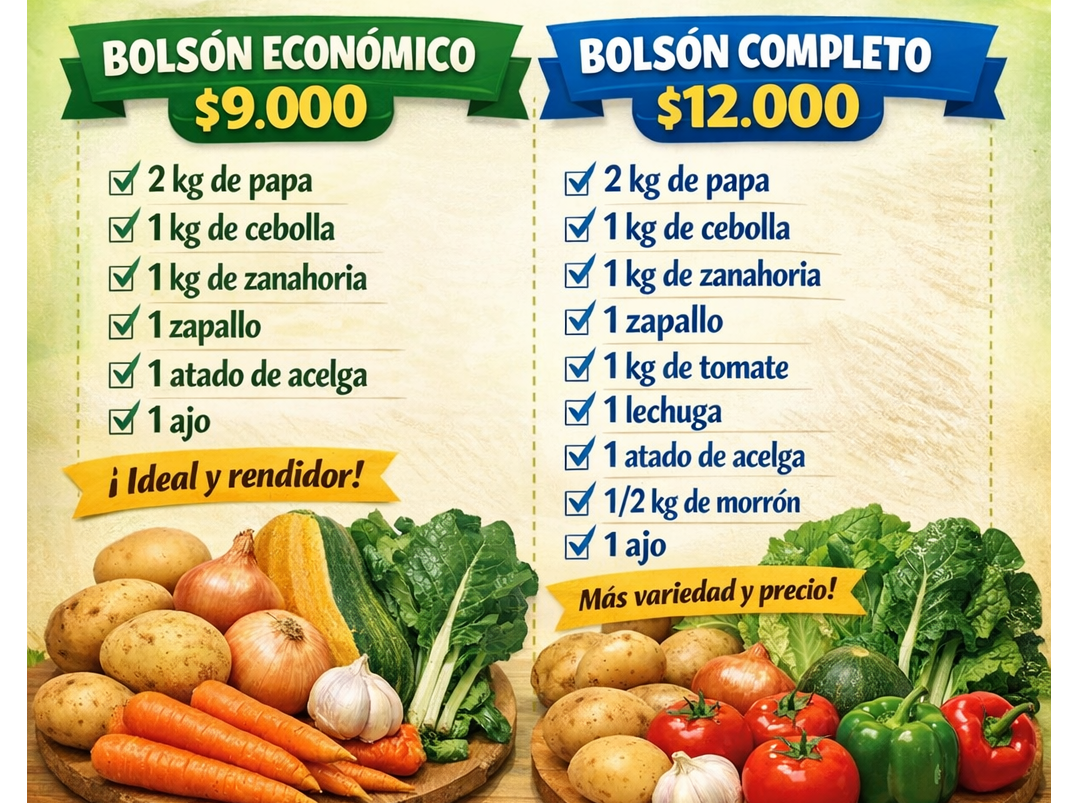 BOLSON DE VERDURAS COMPLETO