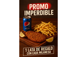 MILA + PAPAS + BEBIDA