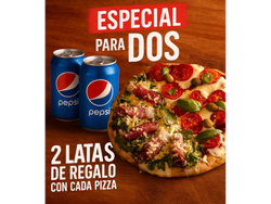 PIZZA A ELECCION + LATAS