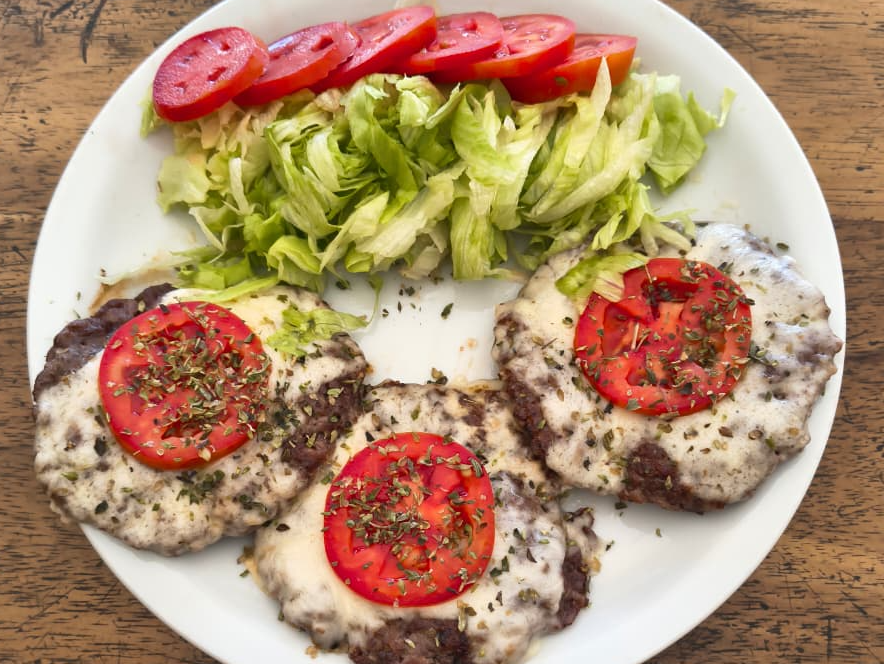 HAMBURGUESAS A LA NAPOLITANA