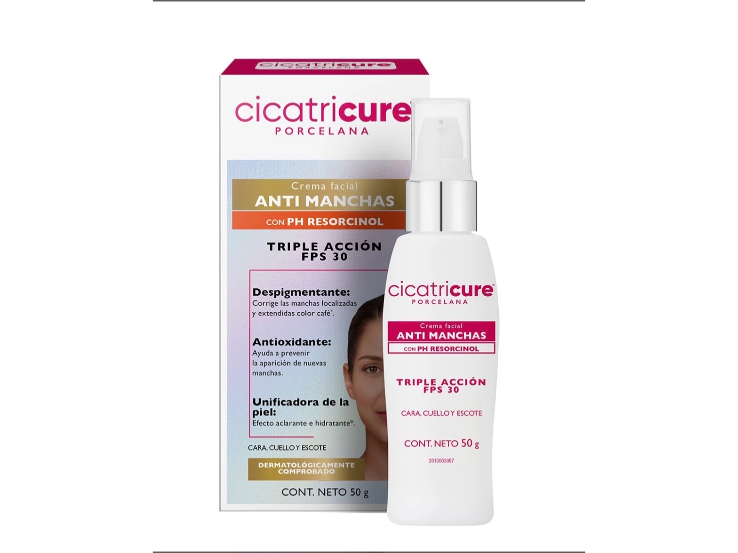 Cicatricure Porcelana Crema Facial Anti-Manchas 50 gr