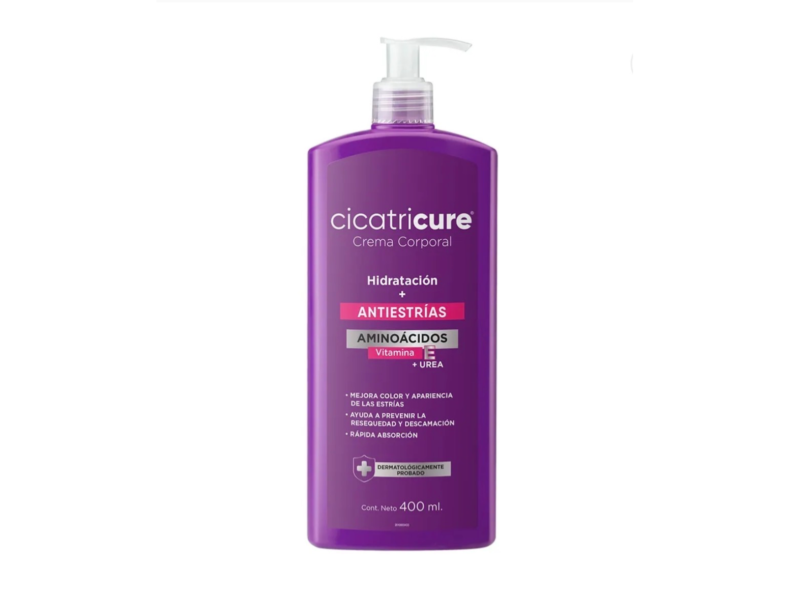 Crema Corporal Cicatricure Hidratación Intensiva Anti-Estrías x 400 ml