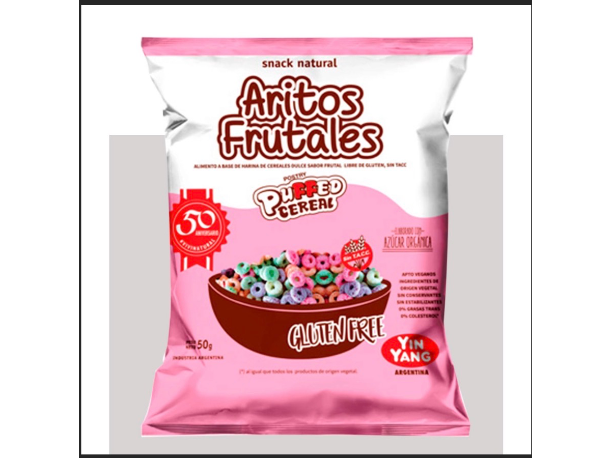 Aritos Frutales 50Gr- YIN YANG