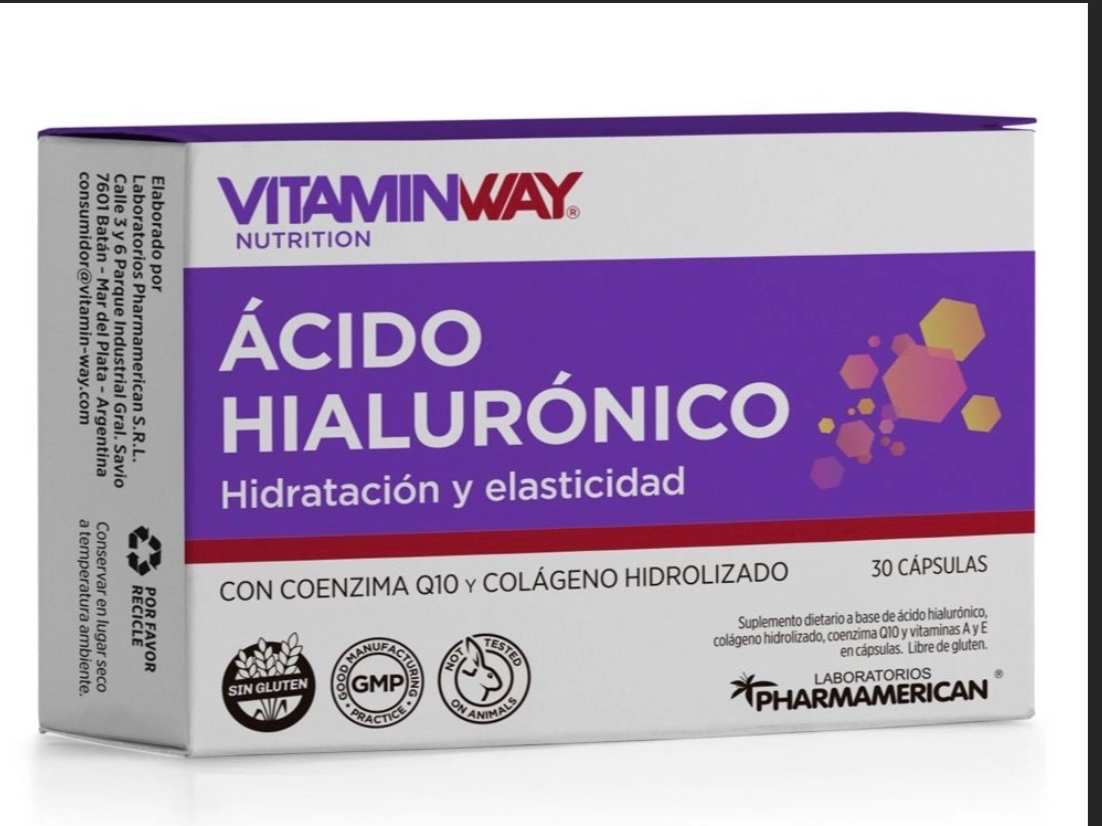 Acido Hialuronico 30 Cap- VITAMINWAY