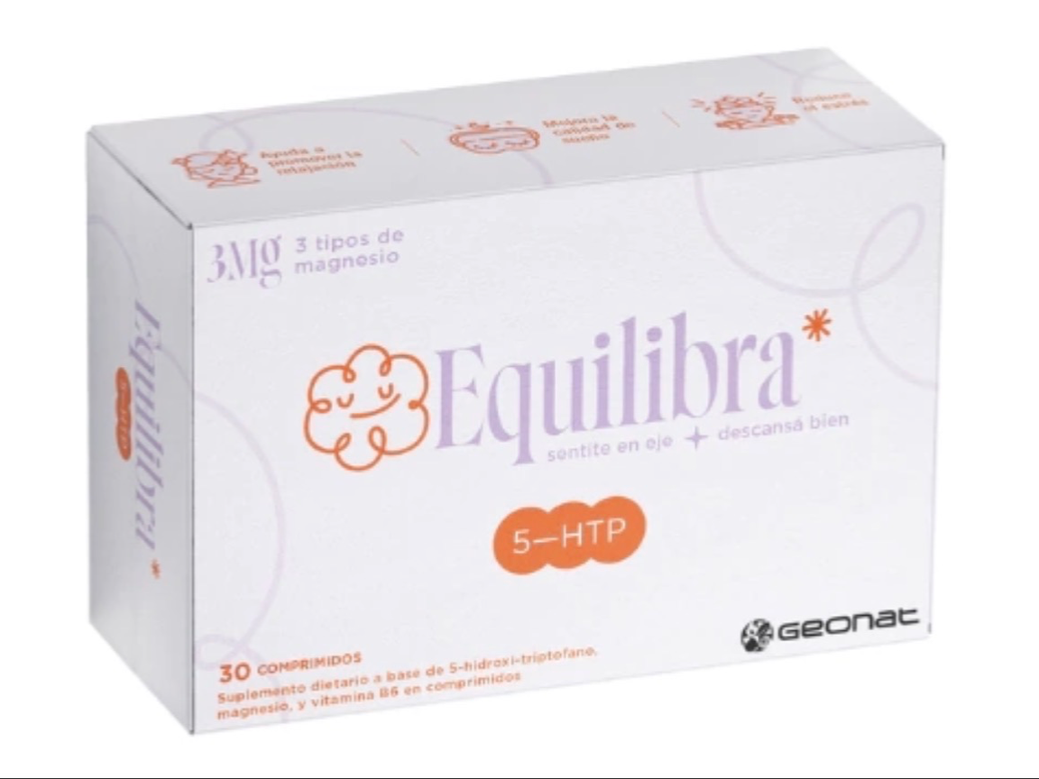 Equilibra 5-HTP + Trimagnesio 30 Comp-GEONAT